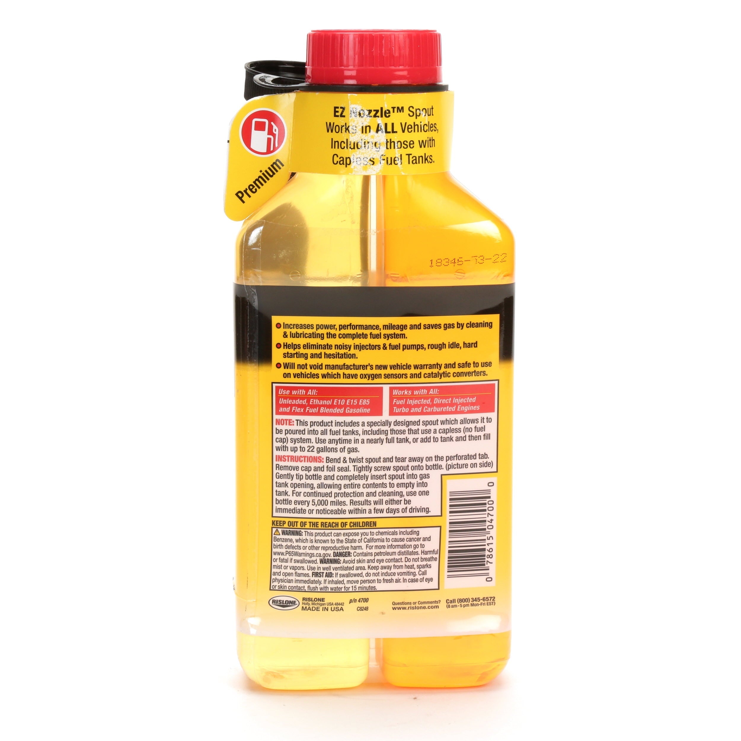 Rislone Hy-per Fuel Complete Fuel System Cleaner Gas Additive 16.9 oz