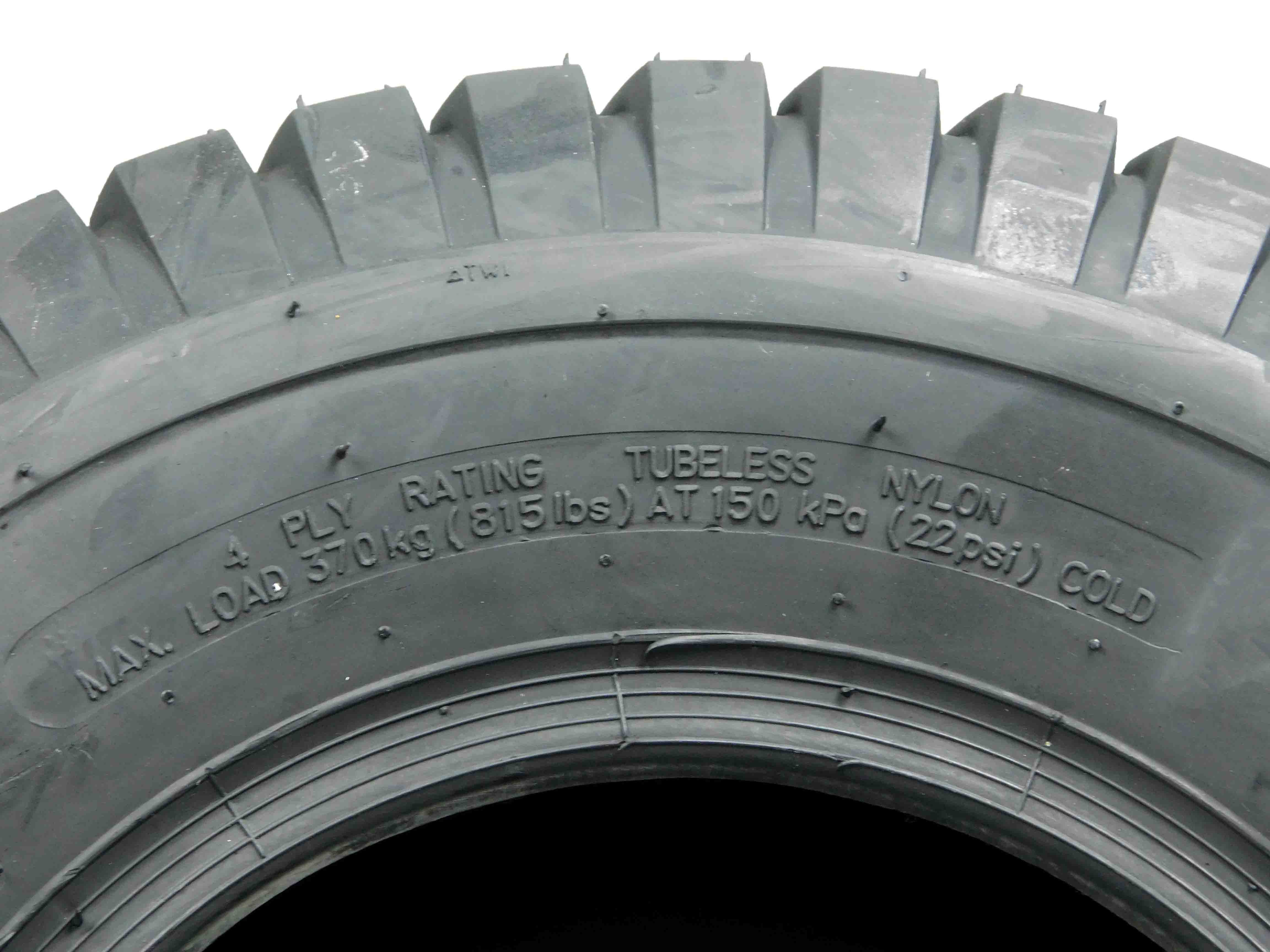 MASSFX 18x8.5-8 Lawn & Garden, Golf Cart, Turf Tires 4 Ply with 5mm Tread Depth 18x8.5x8 (4 Pack)