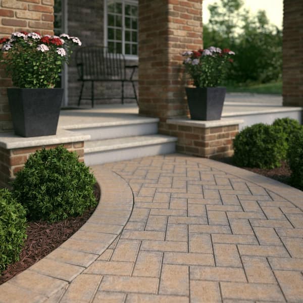 Holland 7.87 in. L x 3.94 in. W x 1.77 in. H 45 mm Fieldstone Blend Concrete Paver (672-Piece/145 sq. ft./Pallet)