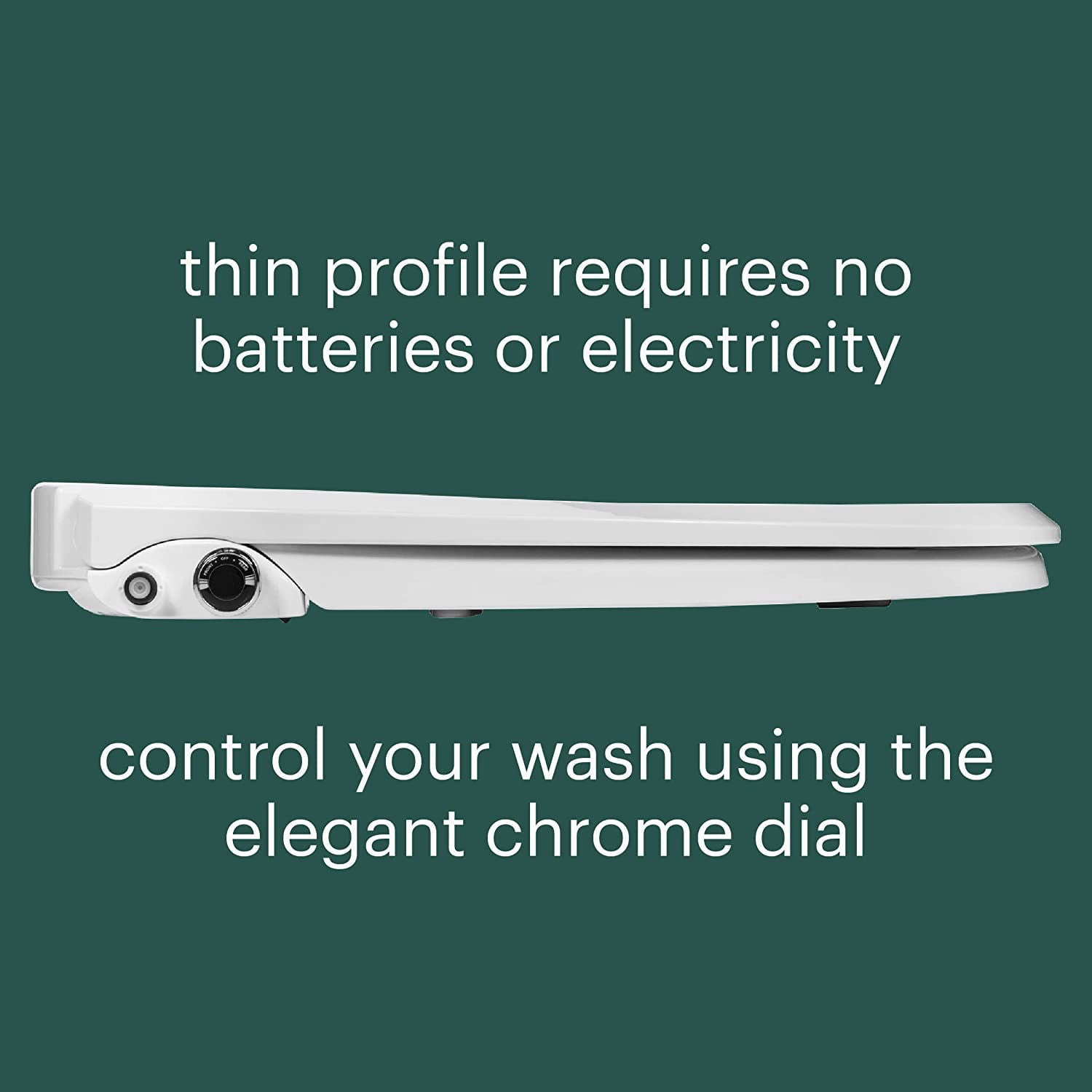 Brondell Swash Ecoseat White Elongated Bidet System