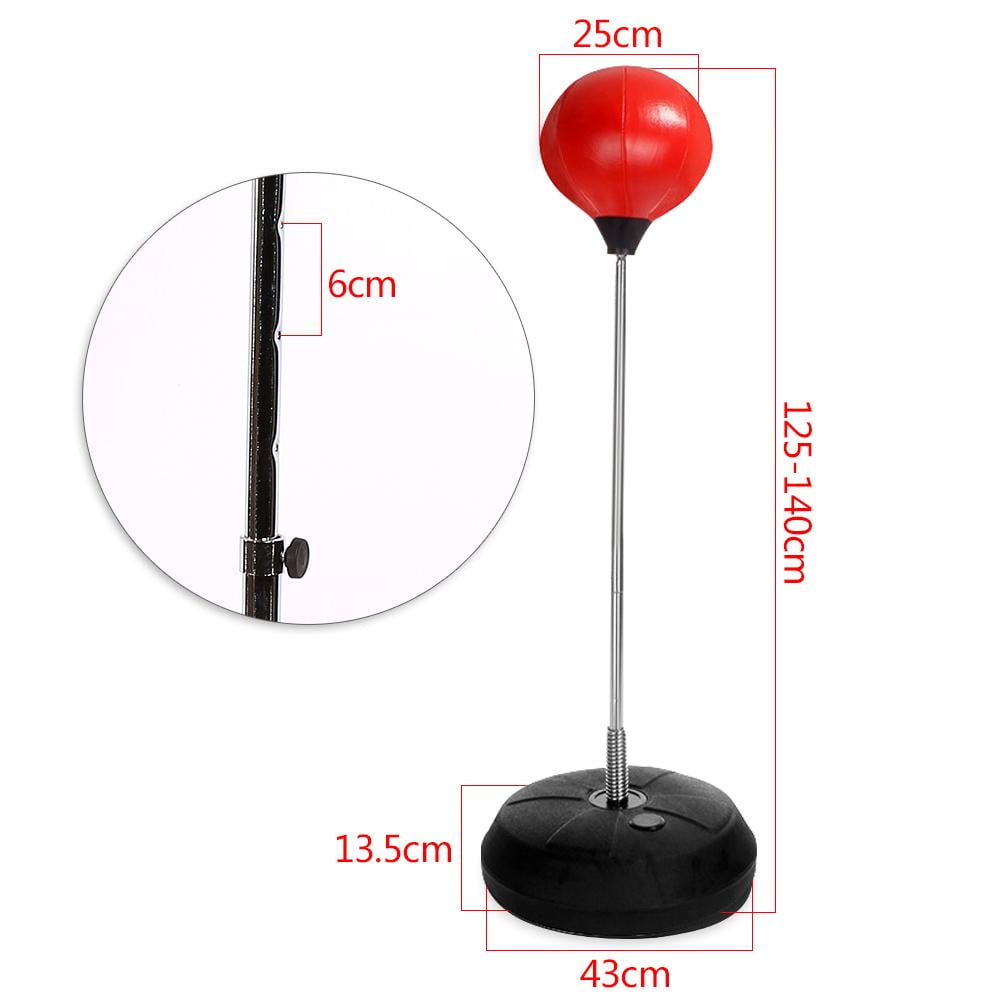 BuyWeek Punching Bag with Stand , Adjustable Height Free Standing Boxing Reflex Bag, Ideal for MMA Reflex Speed Training, Fitness,Boxing Equipment, Stress Relief & Fitness