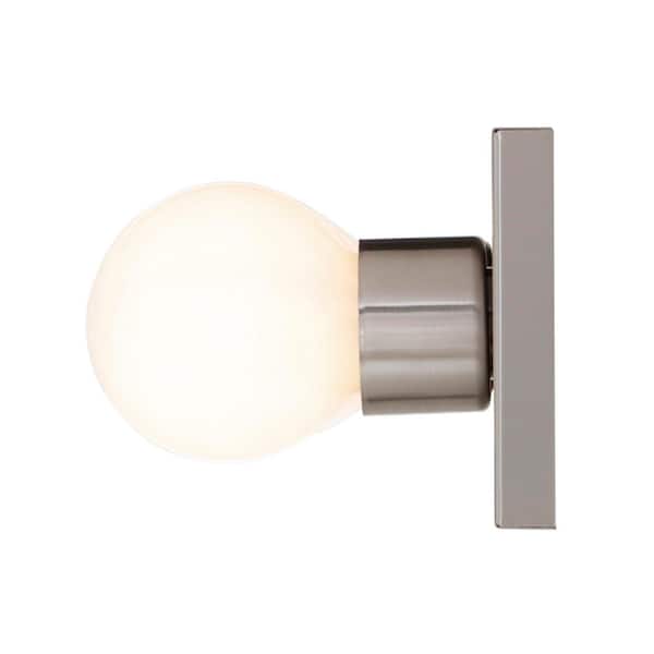 6-Light Indoor Brushed Nickel Movie Beauty Makeup Hollywood Bath or Vanity Light Bar Wall Mount or Wall Sconce