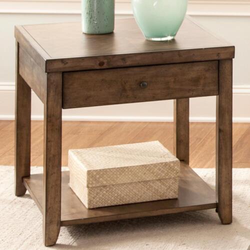 Mitchell End Table, Brown