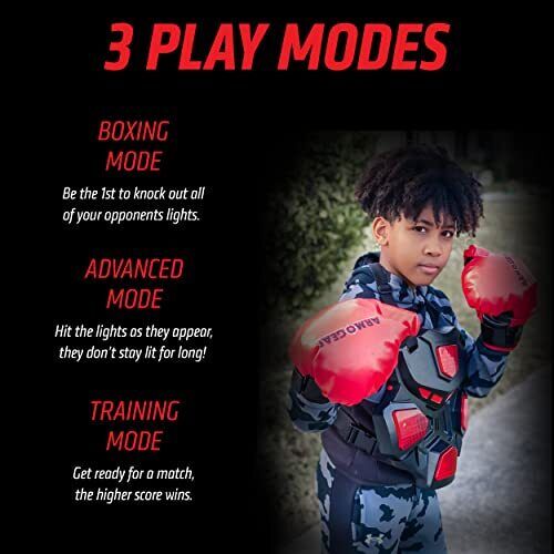 Electronic Boxing Game | Boxing Toy for Teen Boys with 3 Play Modes | Ideal