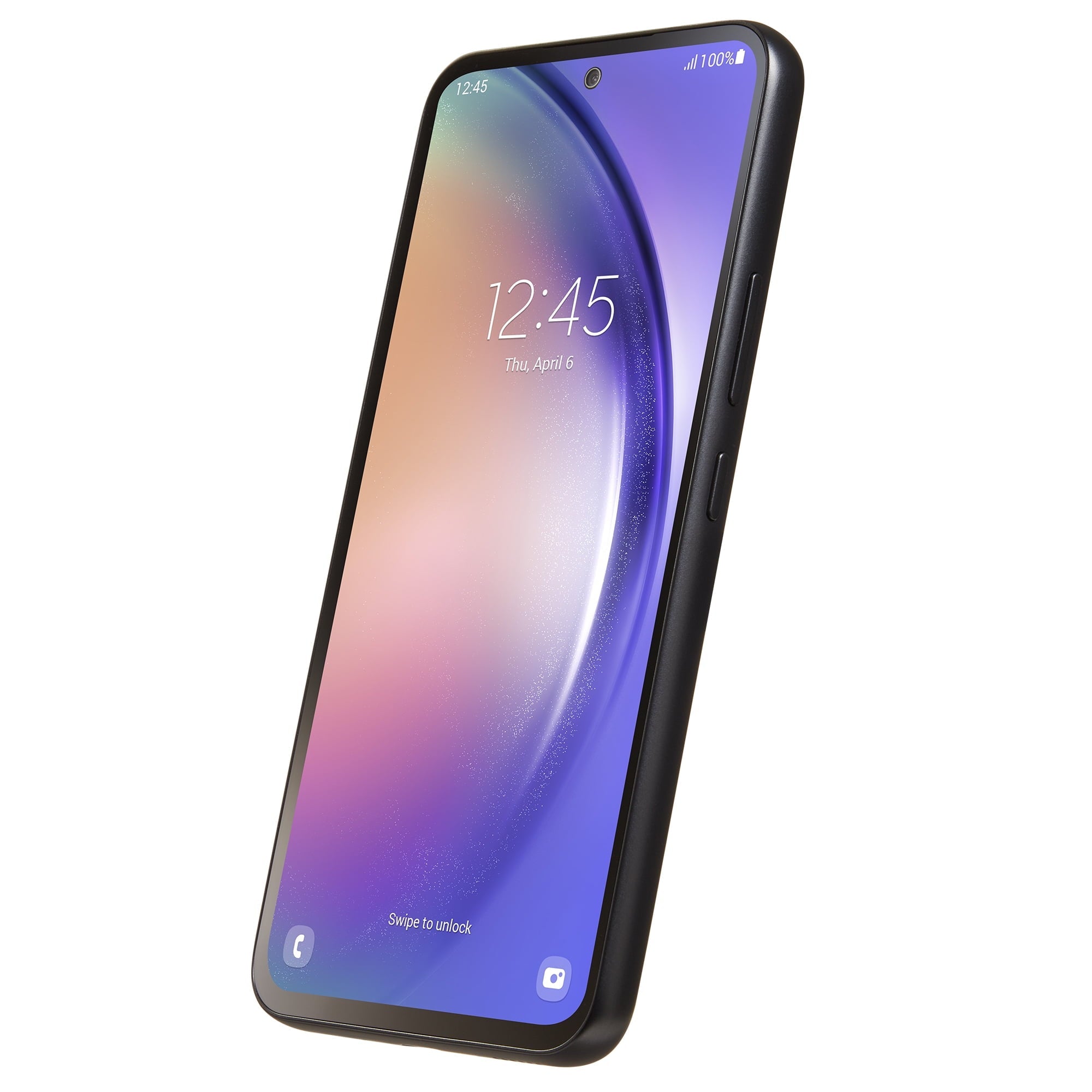 Straight Talk Samsung Galaxy A54, 5G, 128GB, 6GB Ram, Black- Prepaid Smartphone [Locked to Straight Talk]