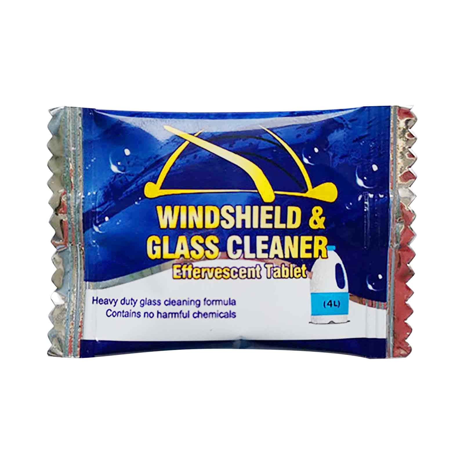 Thsue 100PCS Car Glass Water Effervescent Tablet Four Seasons Wiper Water Solid Wiper Glass Liquid Cleaning Supplies