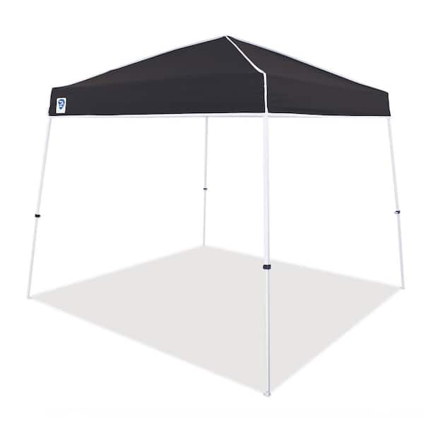 10 ft. x 10 ft. Black Angled Leg Tent with a Heavy-Duty Weight Bags (4-Pack)