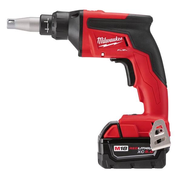 M18 FUEL 18V Lithium-Ion Brushless Cordless Drywall Screw Gun XC Kit with M18 Cut Out Tool
