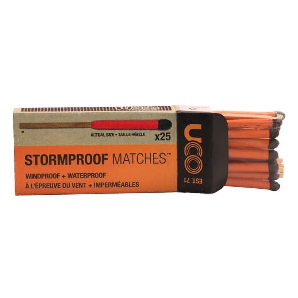 UCO Mt-Sm-Bulk Stormproof Matches, 25 Pack