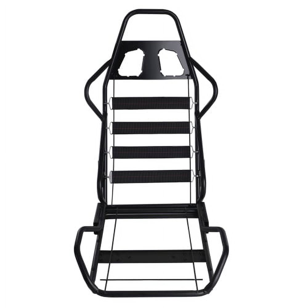 Racing Seat High Quality Pvc With Suade Material Double Slider, 2Pcs, Red