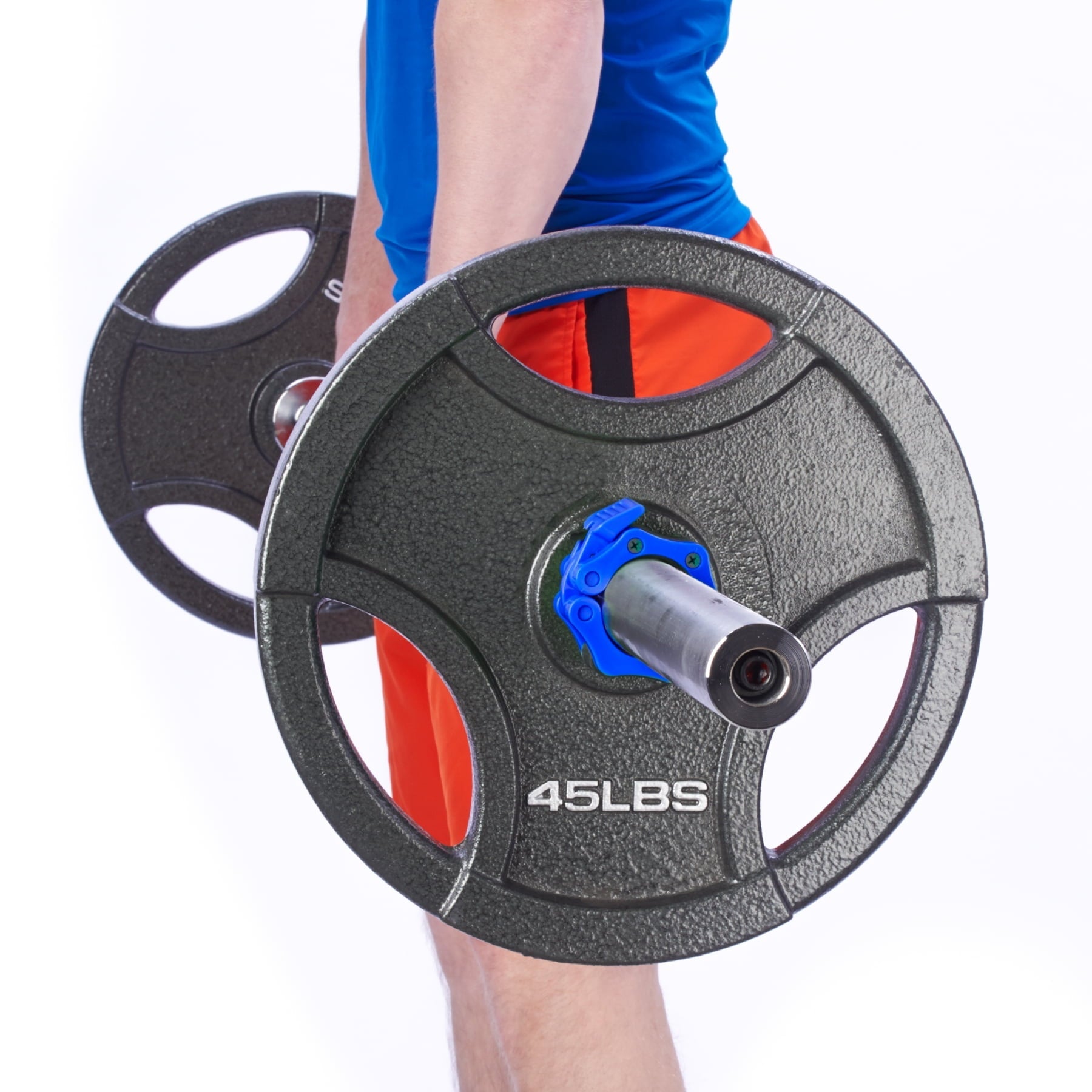 Black Mountain Products Barbell Clamps with Quick Release for 2 In. Olympic Bars