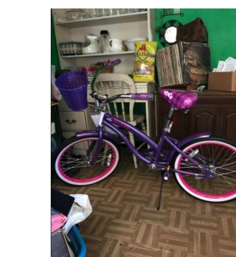 Kid's Cruiser Bike, 20" with Basket, Coaster Brake w/ Single-Speed & Steel Frame