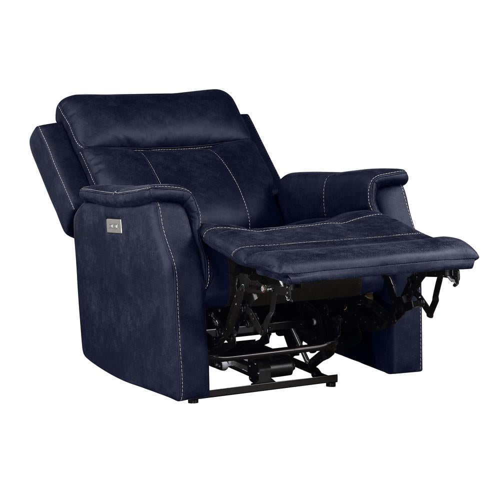 Steve Silver Valencia Dual Power Recliner - Ocean