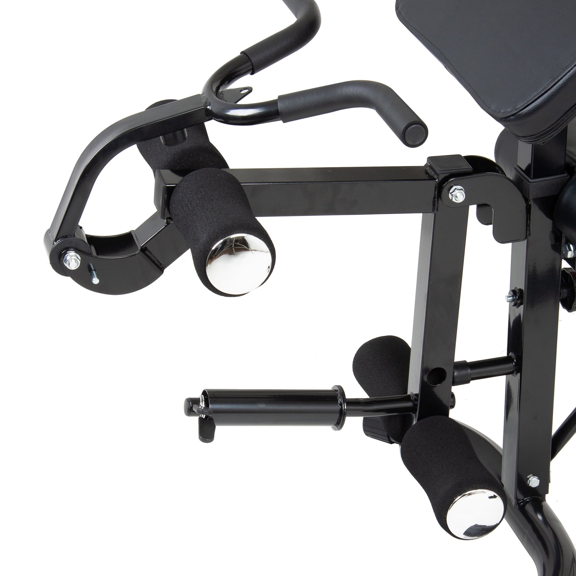 Body Champ BCB5268 Olympic Weight Bench with Arm Curl and Curl Bar Attachment, 300 Lbs. Weight Limit