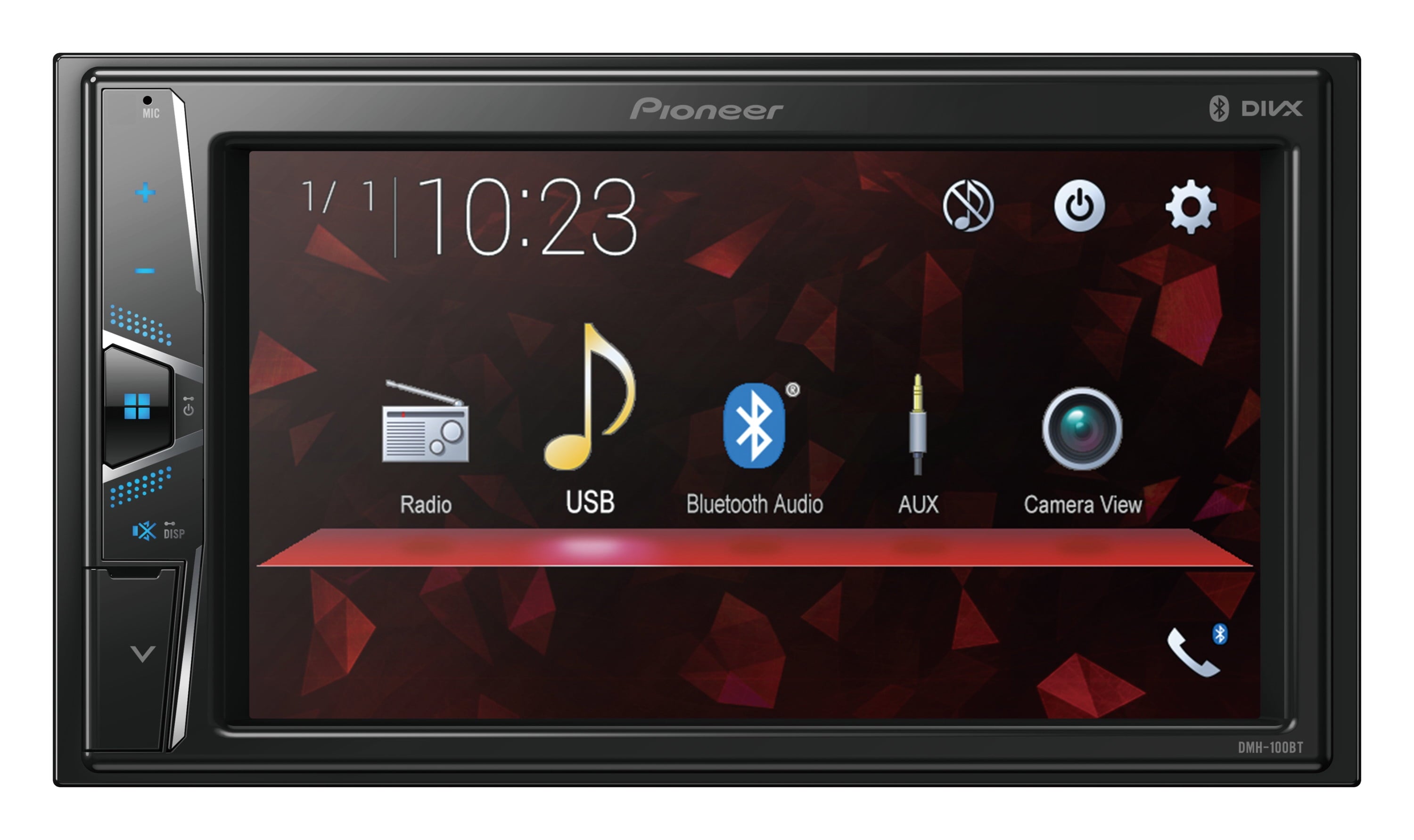 Pioneer DMH-100BT In-Dash Receiver with 6.2