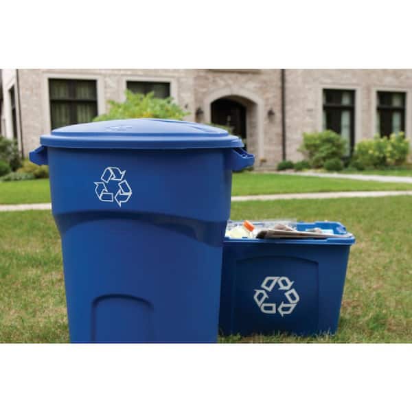 Roughneck 32 Gal. Outdoor Recycling Bin