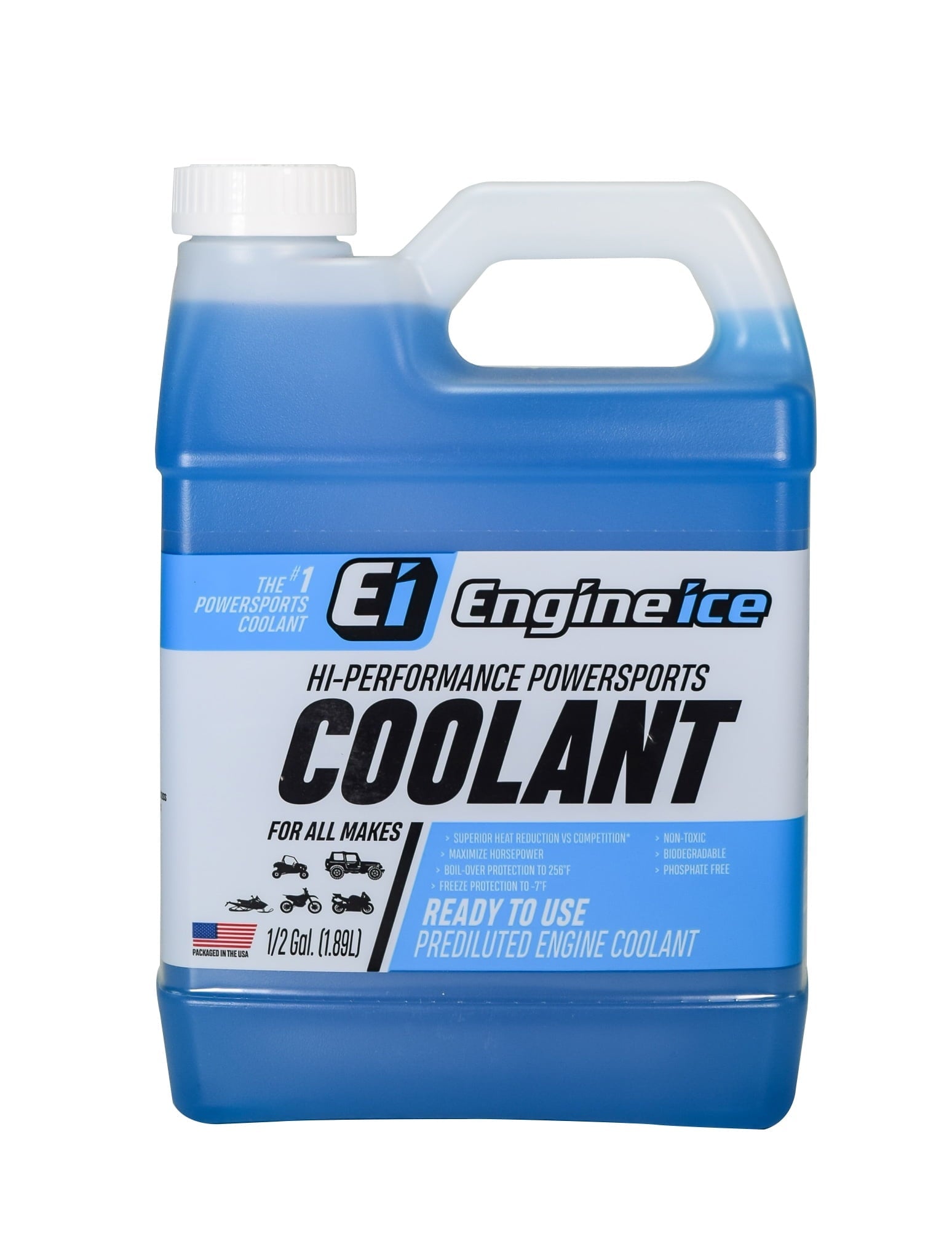 Engine Ice 1/2 Gal Hi-Performance Non-Toxic TYDS008 Coolant 64oz - 3 Pack