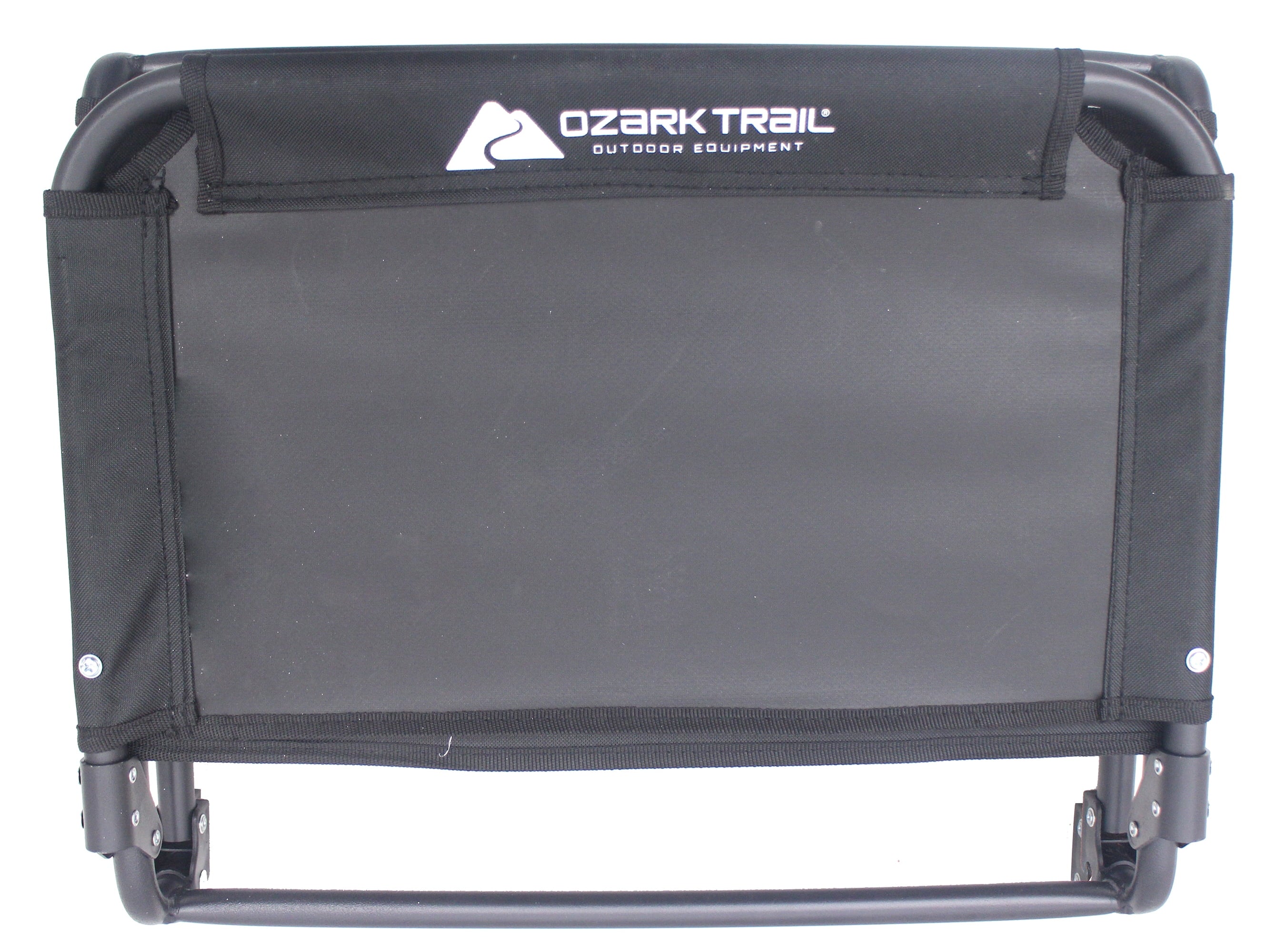 Ozark Trail Extra Wide Stadium Seat with Hooks, Black