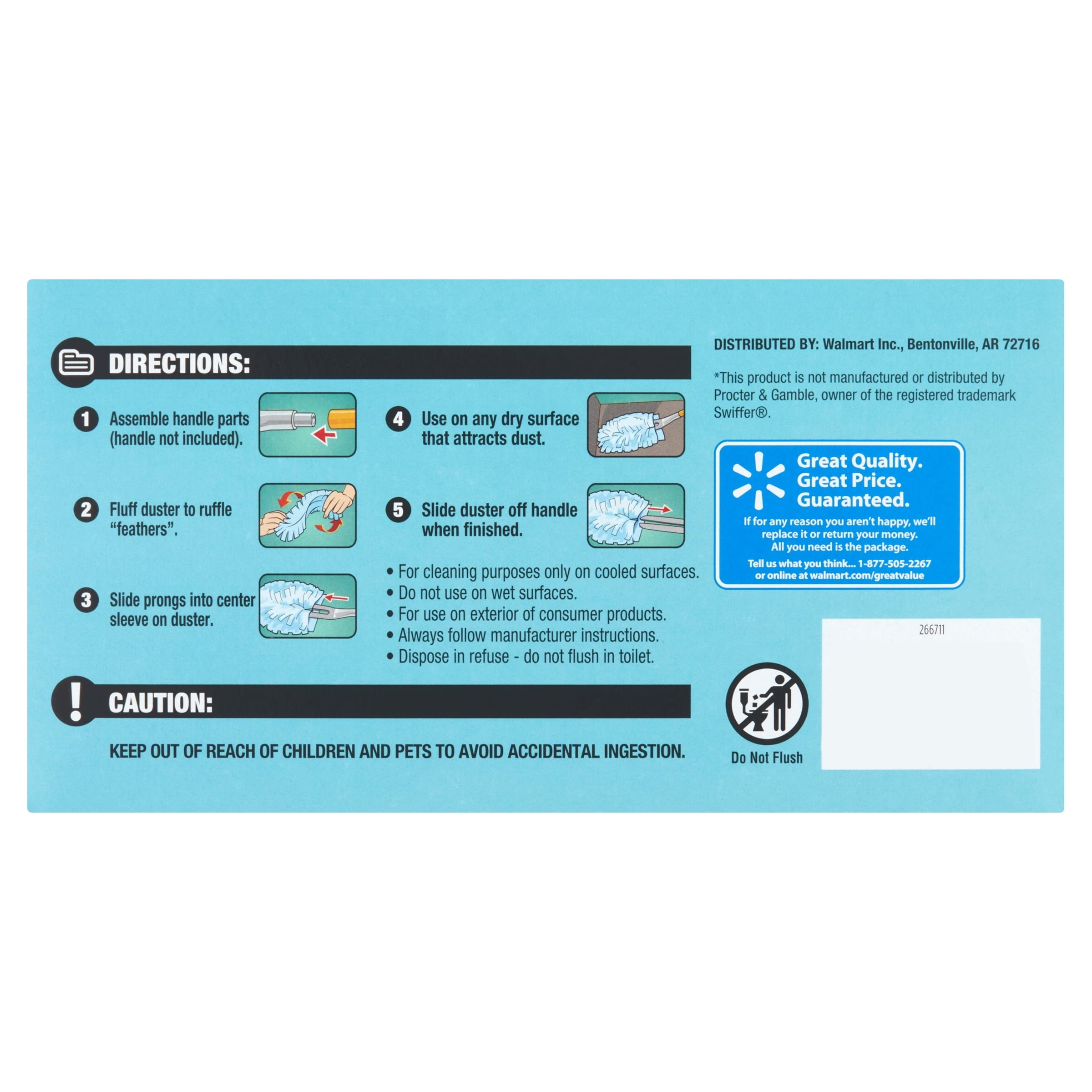 Great Value Duster Refills, 18 count