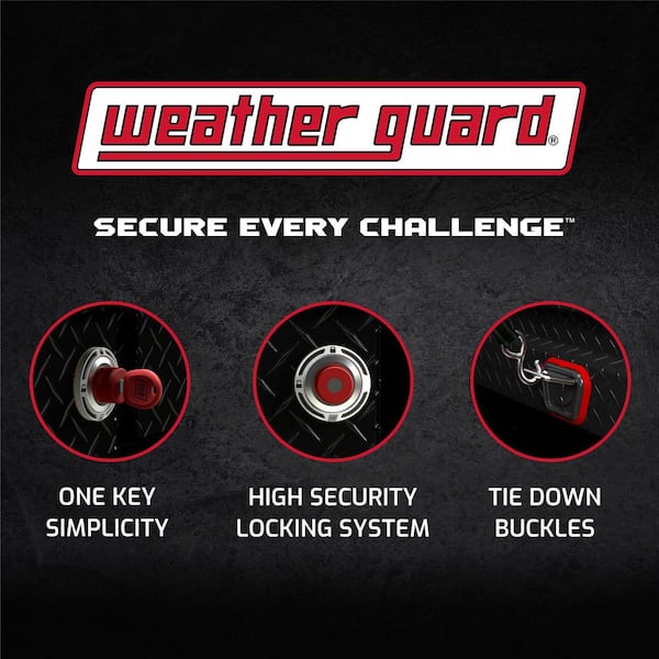 72 in. Diamond Plate Aluminum Full Size Deep Crossbed Truck Tool Box