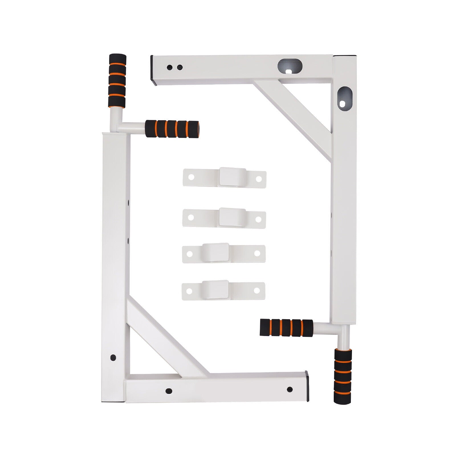 Flkoendmall Wall Mounted Power Tower Pull Up Bar Chin Up Dip Station Home Fitness Training