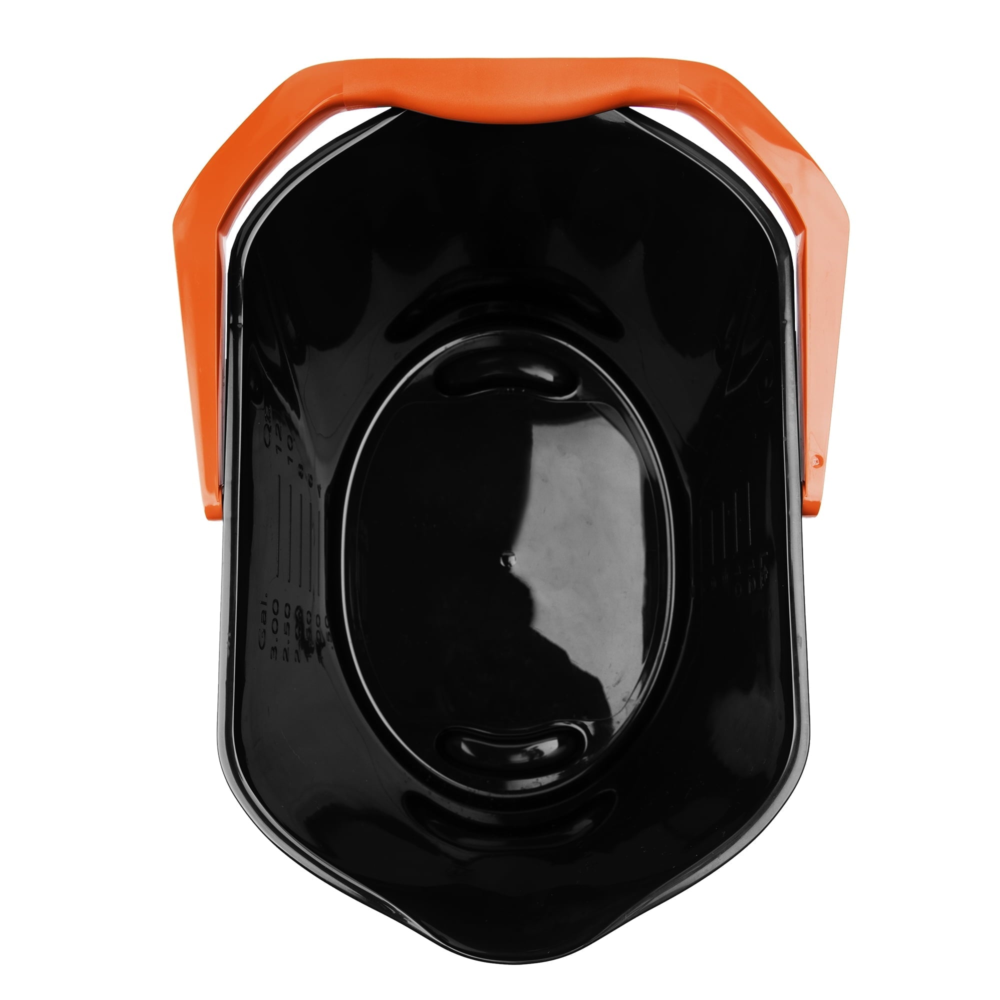 Libman Black and Red High Power 3.5 gal Plastic Utility Bucket, Dual Pour Spouts