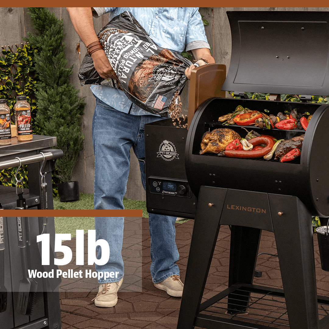 Boss Lexington 500 Wood Pellet Grill - Onyx Edition