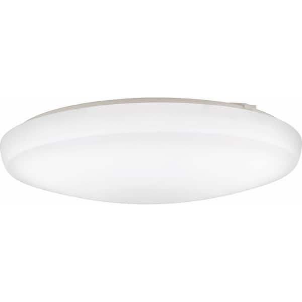 Low Profile Round 20 in. White LED Flush Mount Light Fixture