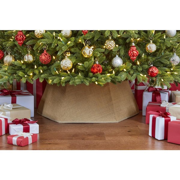 26 in Burlap Christmas Tree Collar