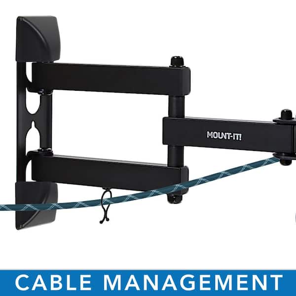 TV Wall Mount and AV Shelf Combo for 23 in. to 55 in. Screens