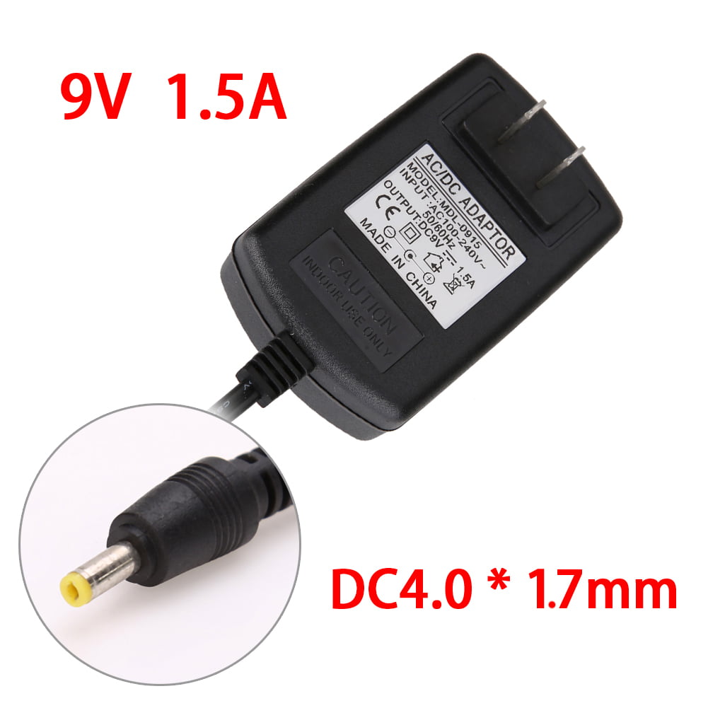 AC to DC 4.0mmx1.7mm 9V 1.5A Switching Power Supply Adapter