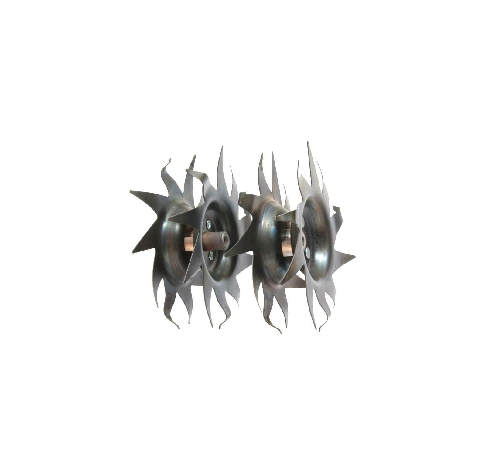HYYYYH Tiller Tilling/Cultivating Tines (1 Pair) Fits All Tillers 7222, 7225,7260,7261,7262,7920,7924,7940, (Not Compatible 3550 or 3558 Tiller Models.)