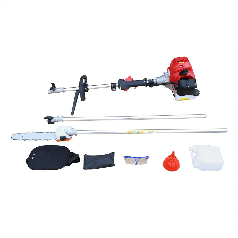 MIDUO 42.7cc 2 Stroke Gas Powered Pole Saw Split Shaft Chainsaw Pruner Trimmer 12'' Us