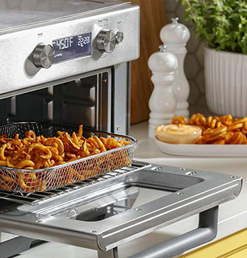 GE - Convection Toaster Oven with Air Fry - Stainless Steel