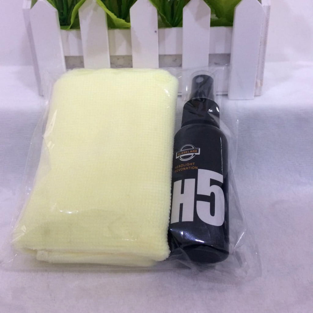 CLZOUD Car Headlight Surface Repair Liquid Coating Refurbished 50ML with Sprinkle