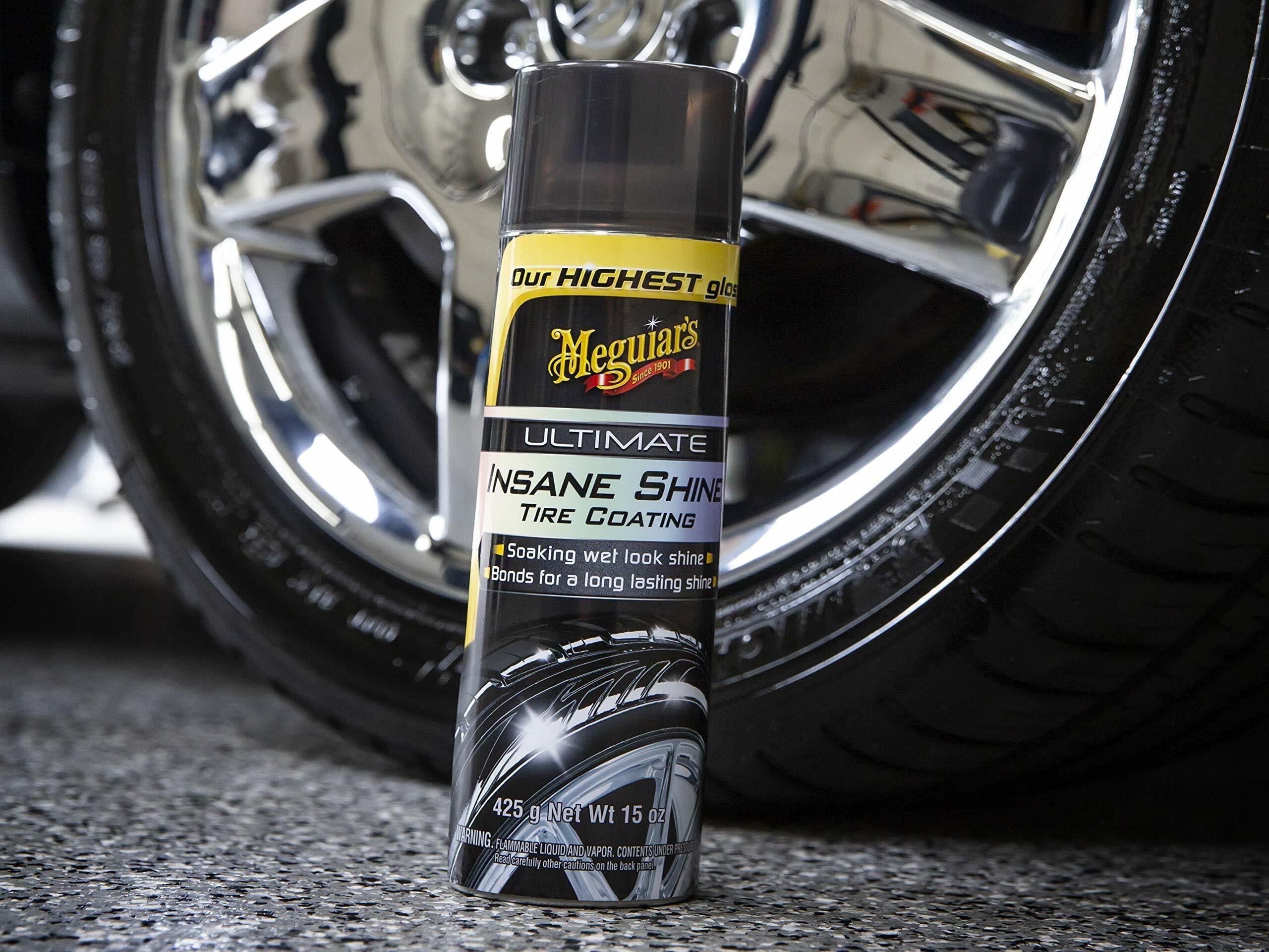 Meguiar's Ultimate Insane Shine Tire Coating, G190315, 15 Oz