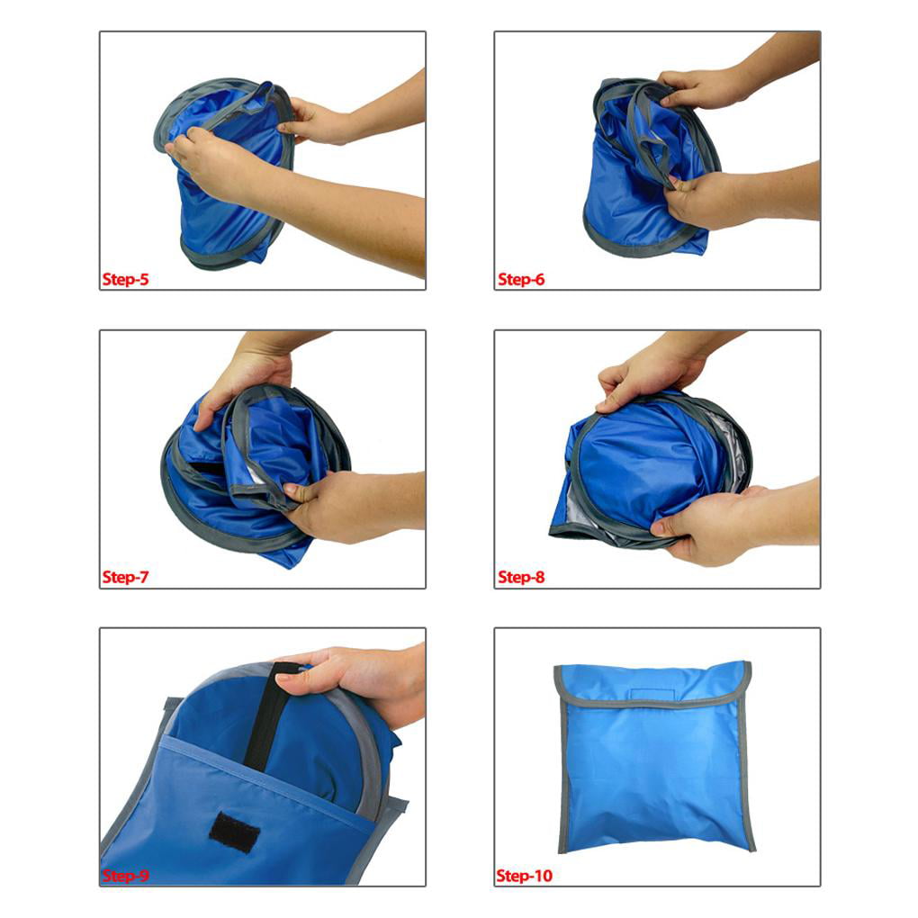 CC Toy Portable Sun Shelter Mini Head Tent Holder Beach Sunbathing Windproof Sand Proof Outdoor Blue