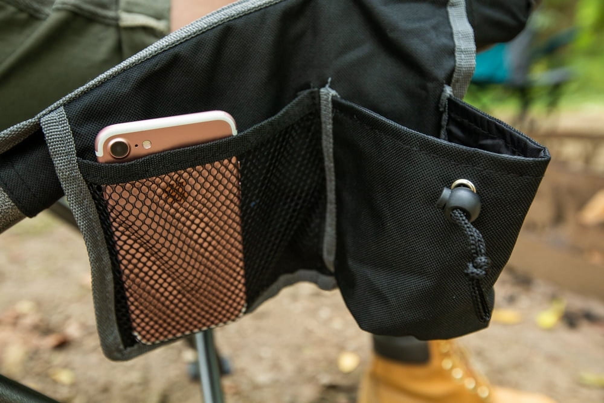 Ozark Trail High Back Camping Chair, Black