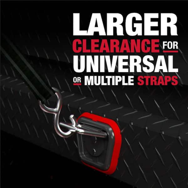 62.5 in. Matte Black Aluminum Compact Low Profile Crossover Truck Tool Box