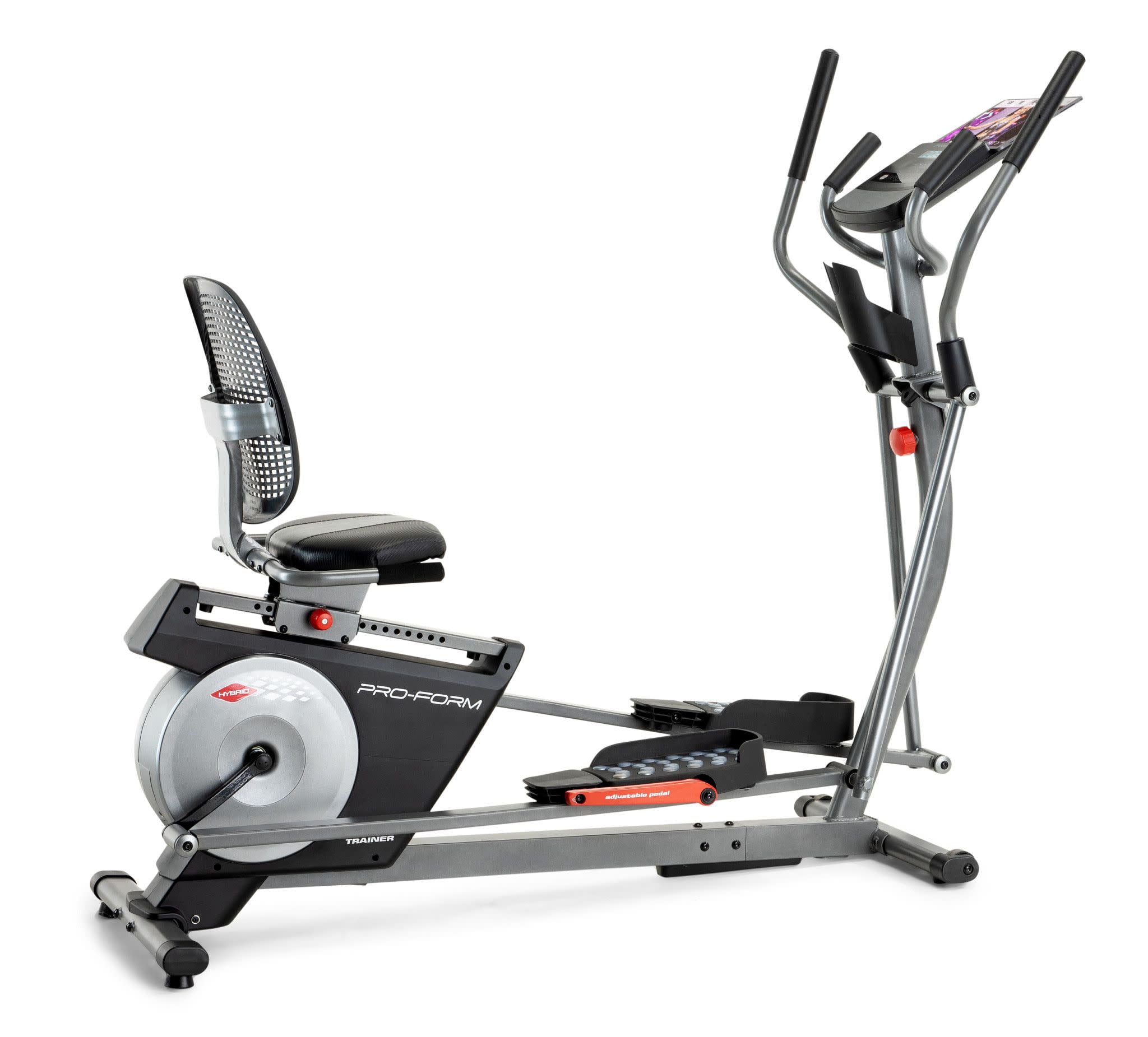 ProForm Hybrid Trainer 2-in-1 Elliptical & Recumbent Bike with 30-Day iFIT Membership for Global Workouts & Studio Classes