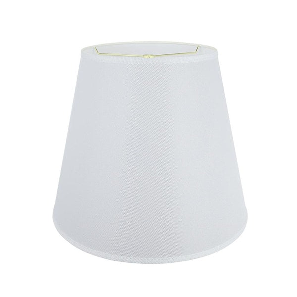 18 in. x 15 in. White Hardback Empire Lamp Shade