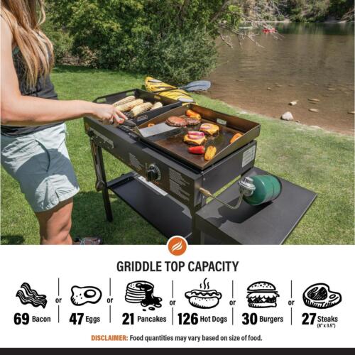 Blackstone Duo 17 Griddle and Charcoal Grill Combo