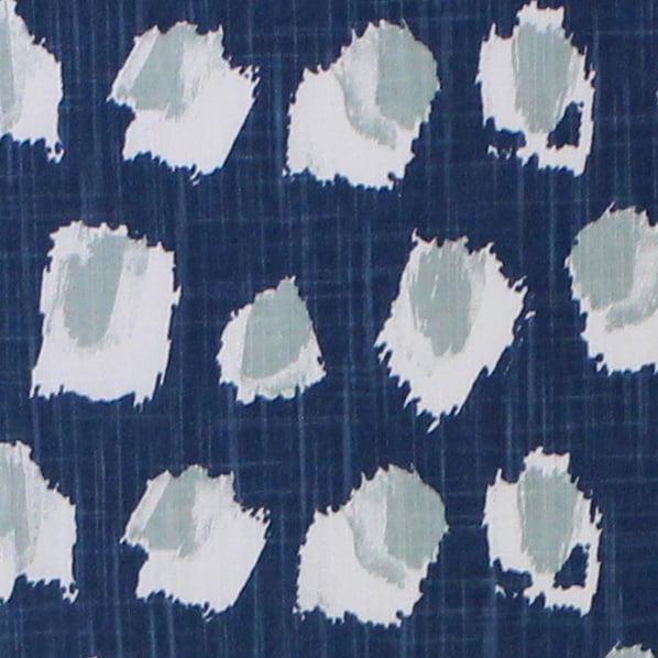 Mainstays Kinley Lounge Arm Chair, Navy Polyester Fabric