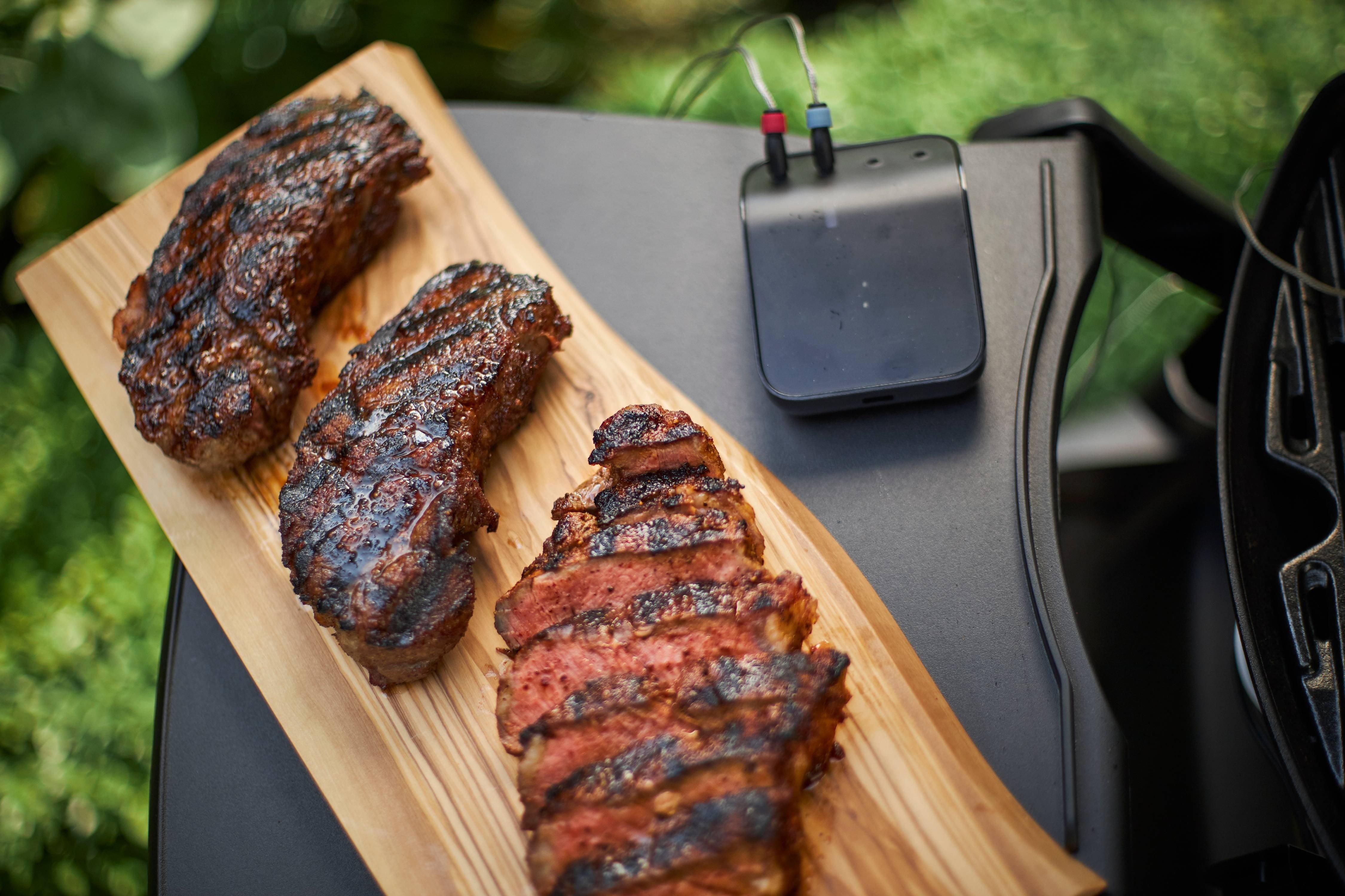 Weber Connect Smart Grilling Hub, WiFi and Bluetooth Enabled Thermometer, LCD Display