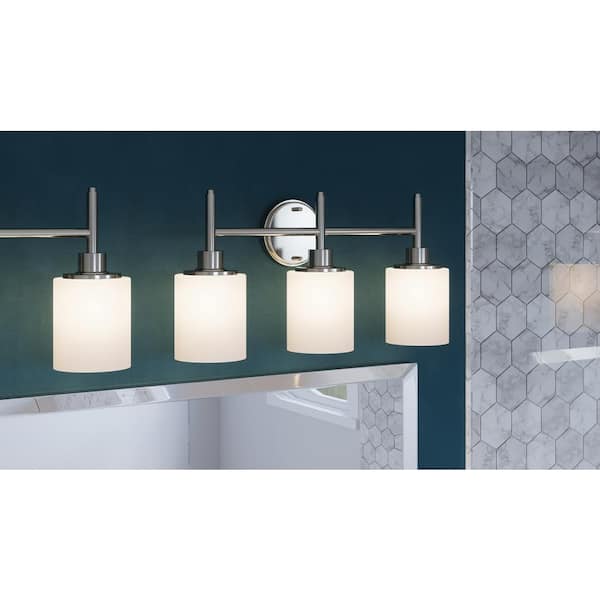 Aubrey 3-Light Satin Nickel Vanity Light