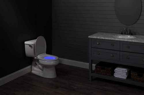 BEMIS Radiance Heated Night Light Toilet Seat will Slow Close and Never Loosen,