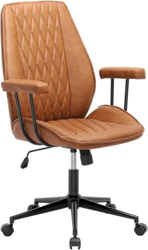 Office Chair Desk Chair Removable Armrest, Mid Century Office Chair