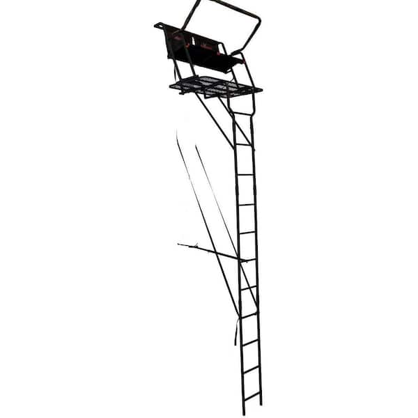 Spector XT Lightweight Portable 2 Hunter Tree Ladder Stand, 17 ft., Dimensions (L x W x H): 15 x 9 x 56 inches
