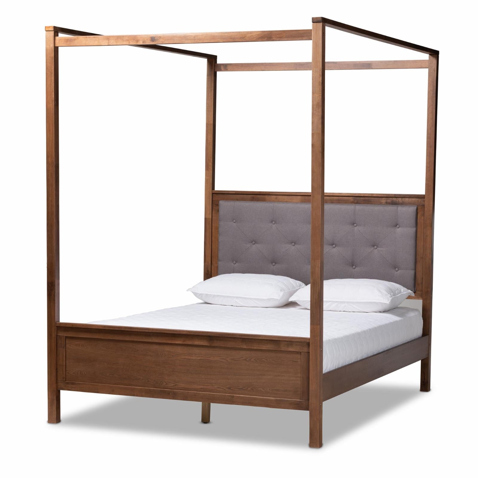 Baxton Studio Natasha Platform Canopy Bed