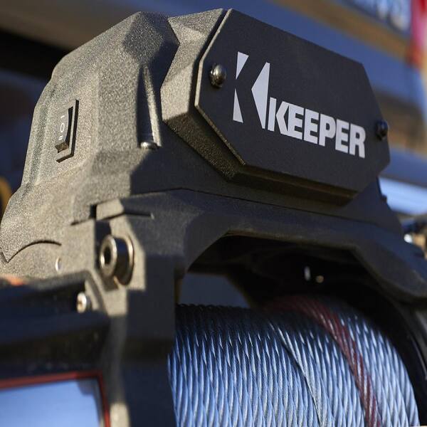 12-Volt DC 9,500 lbs. Electric Winch